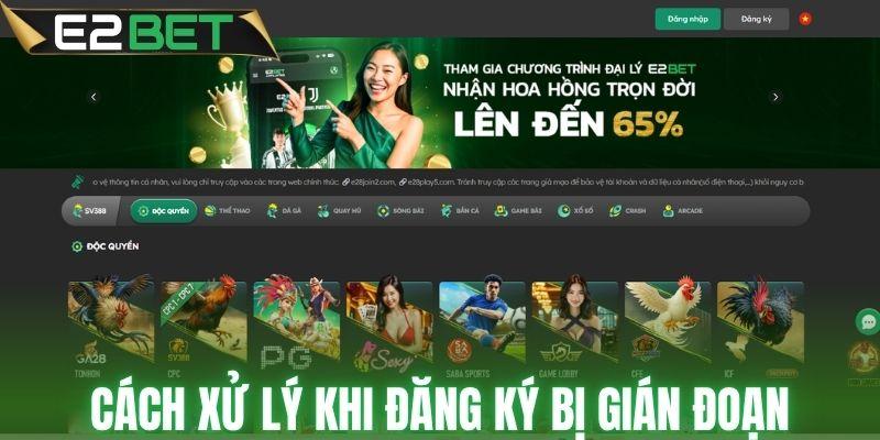 Cách khắc phục khi quá trình đăng ký bị ngắt