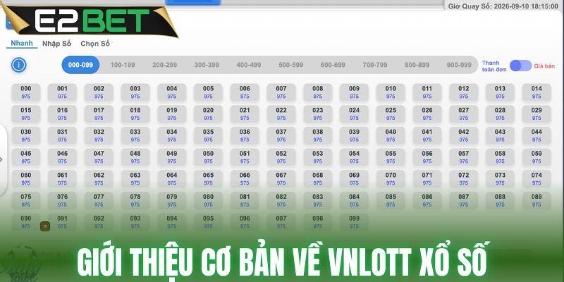 Giới thiệu cơ bản về VNLOTT xổ số