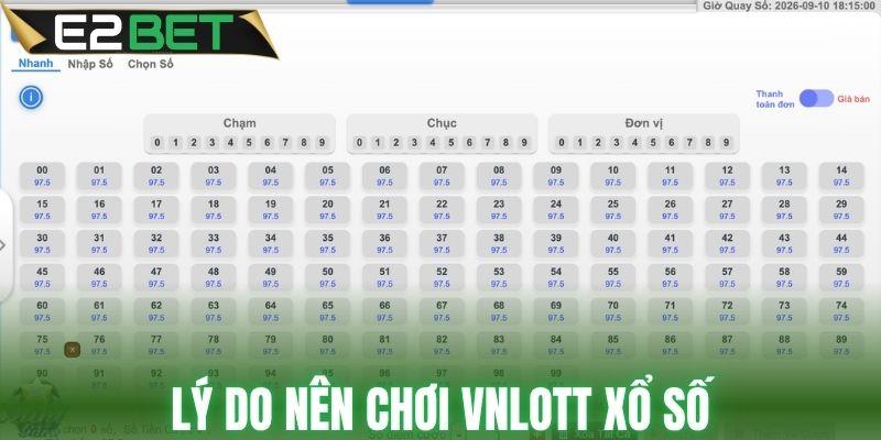 Lý do nên chơi VNLOTT xổ số