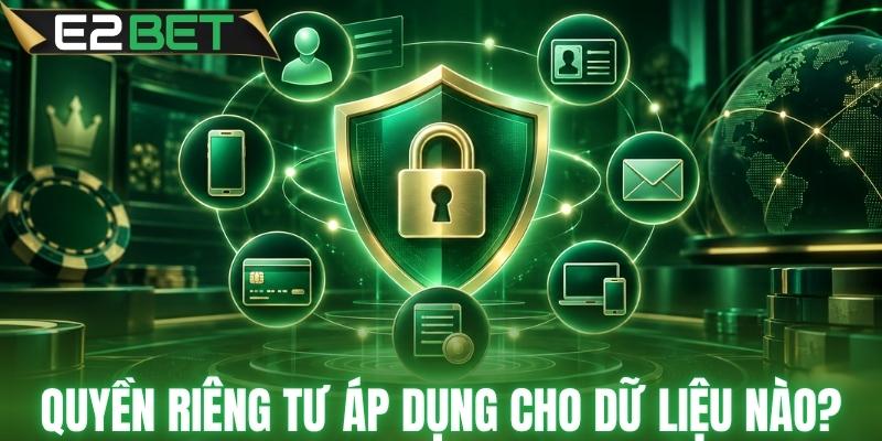 Quyền riêng tư bảo vệ những dữ liệu nào?