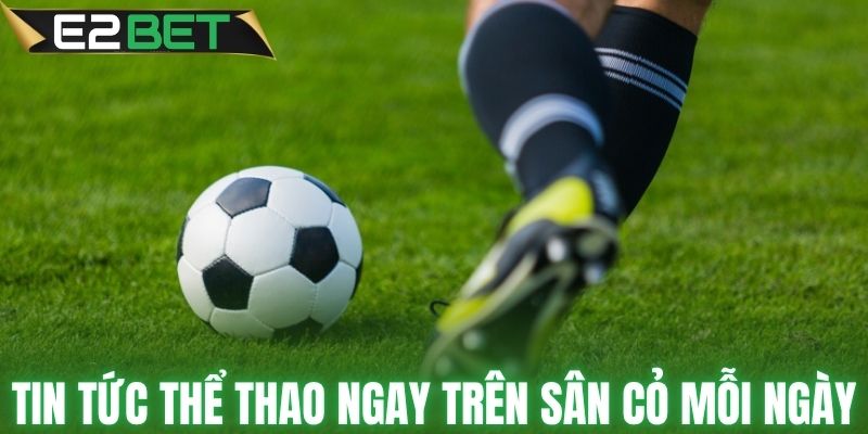 Tin tức thể thao ngay trên sân cỏ mỗi ngày