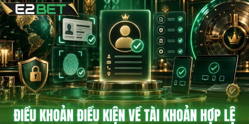 Yêu cầu điều khoản điều kiện cơ bản để tài khoản hợp lệ